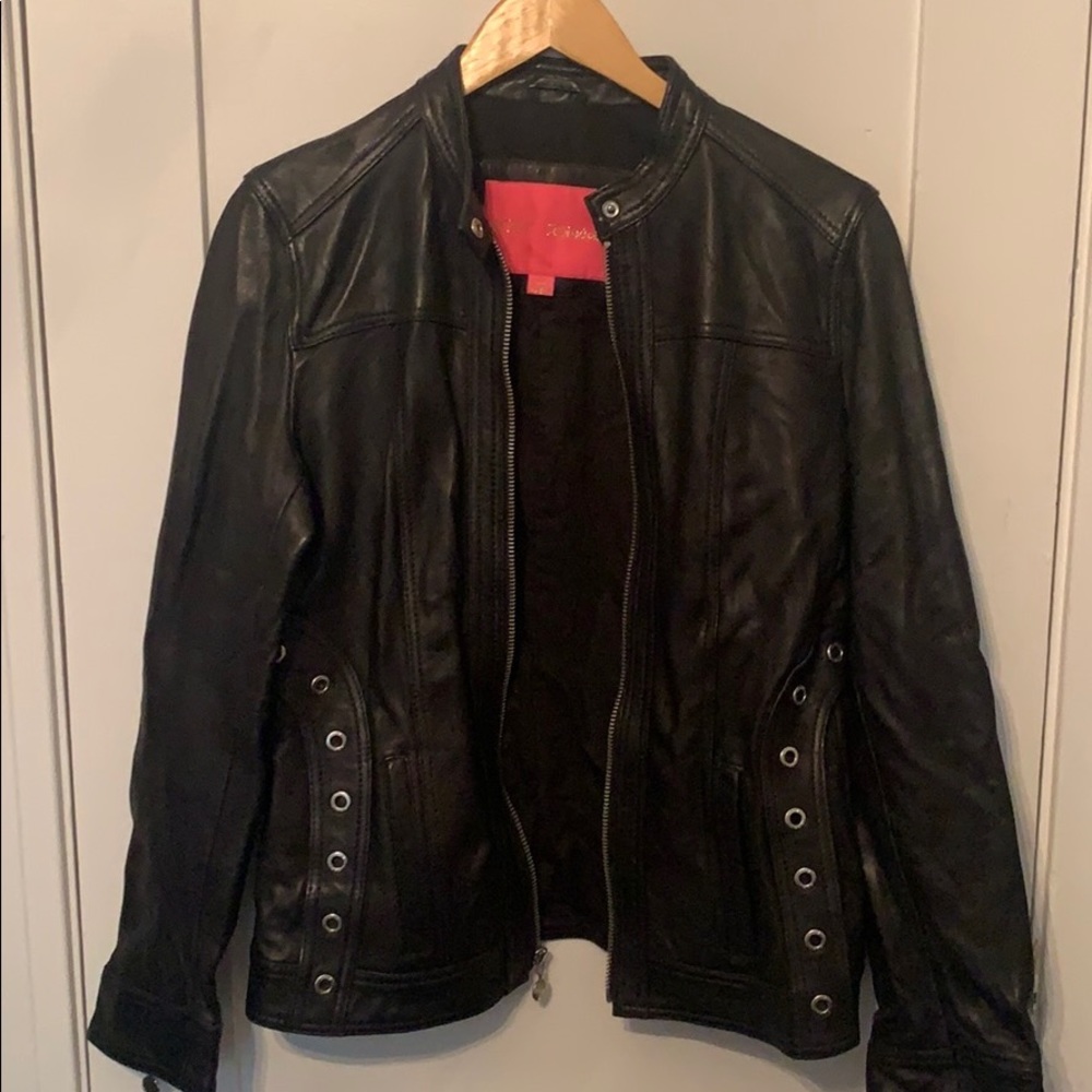 Betsey Johnson leather jacket